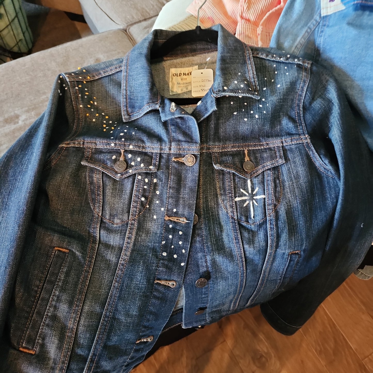 Upcycled jean jacket